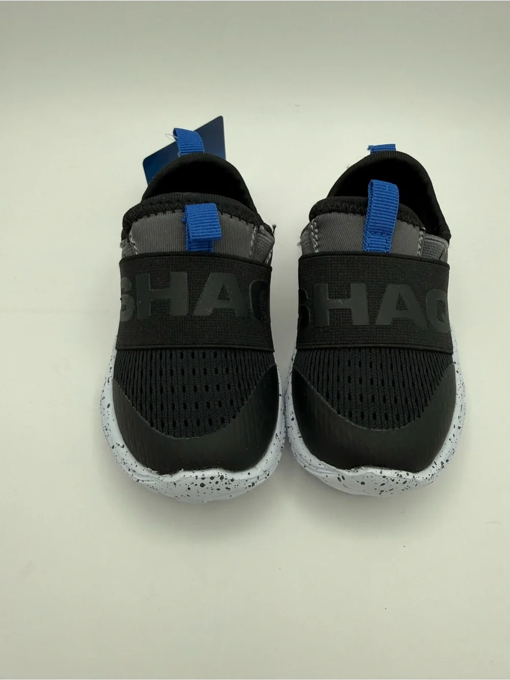 NWT Shaq Baby Sneakers Toddler Slip On Black Shoes w/Box Basketball Size 6
